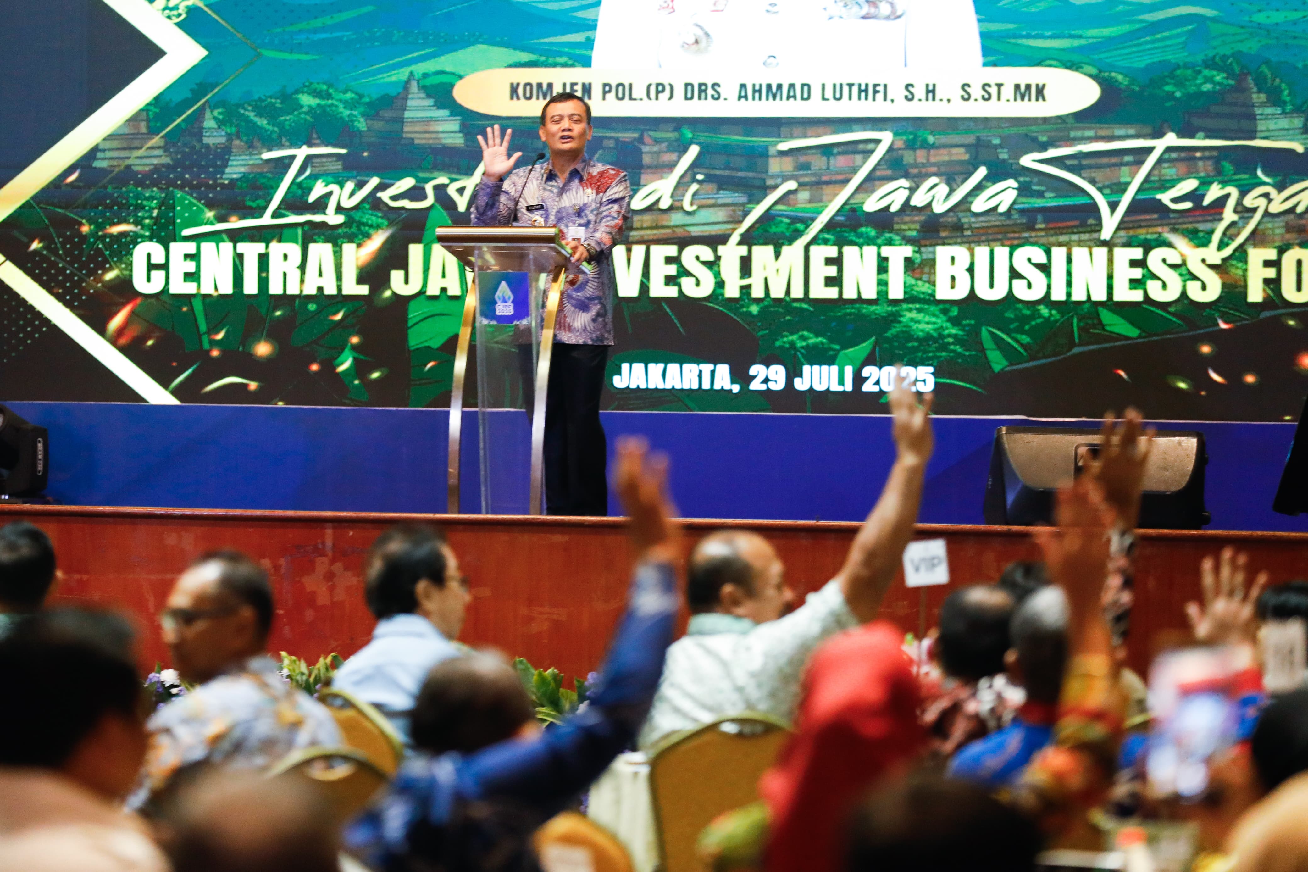 Melalui CJIBF 2025, Gubernur Ahamd Luthfi Janjikan Kemudahan dan Keamanan Investasi