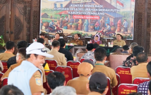 Bupati Pemalang Komitmen Dorong Pengembangan Koperasi Merah Putih  ‎