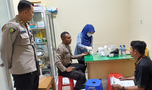 8 Personel Bintara Asal Polda Papua Jalani Skrining Malaria di Polres Semarang