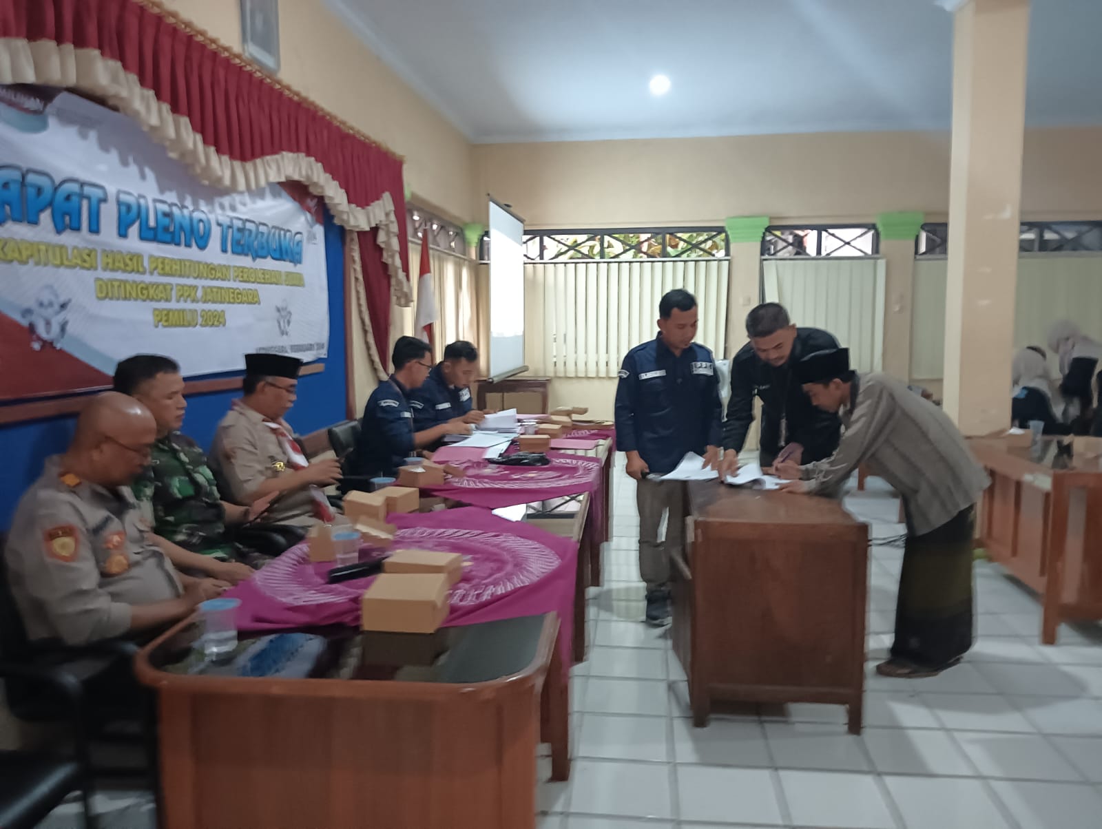 Pemilu di Kecaman Jatinegara Kabupaten Tegal Berlangsung Lancar