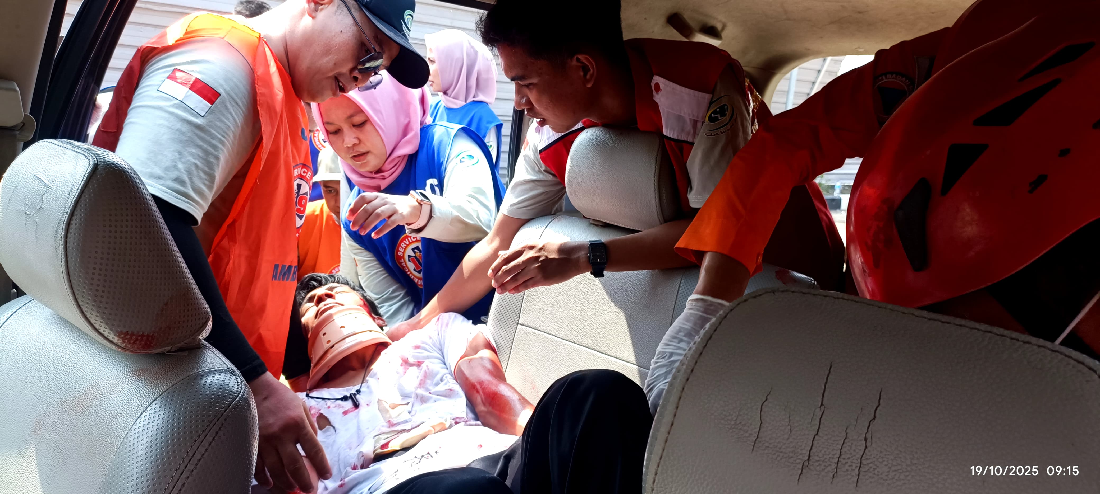 Gelar Pelatihan Penanganan Laka Lantas