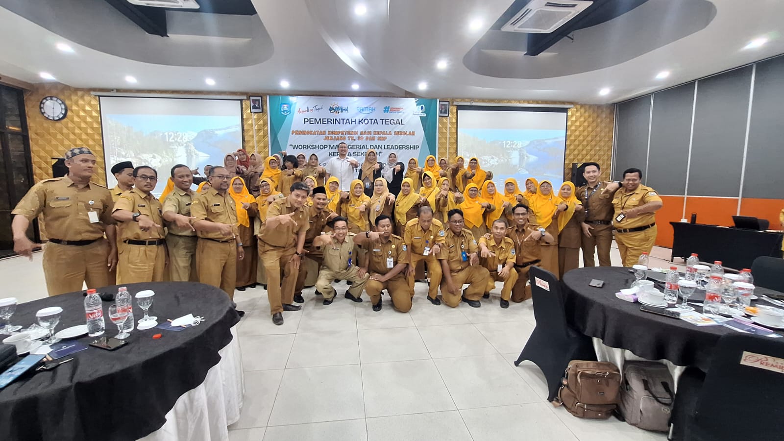 40 Kepala Sekolah Jenjang TK, SD dan SMP Kota Tegal Ikuti Workshop Managerial dan Leadership 