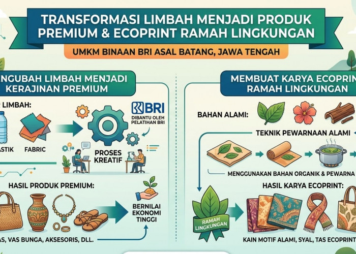 Olah Limbah Jadi Produk Premium, UMKM Milik Tazus Juga Bawa Ecoprint Batang ke Nasional