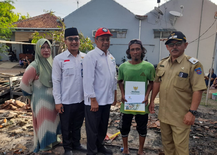 BAZNAS Kabupaten Tegal Gerak Cepat Bantu Korban Rumah Terbakar