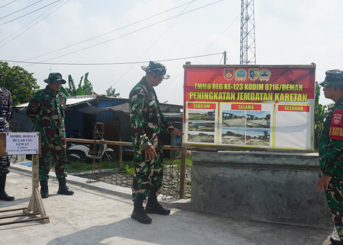 Kekurangan Air Bersih, Satgas TMMD Buat Sumur Bor Bagi Desa Bandungrejo Demak