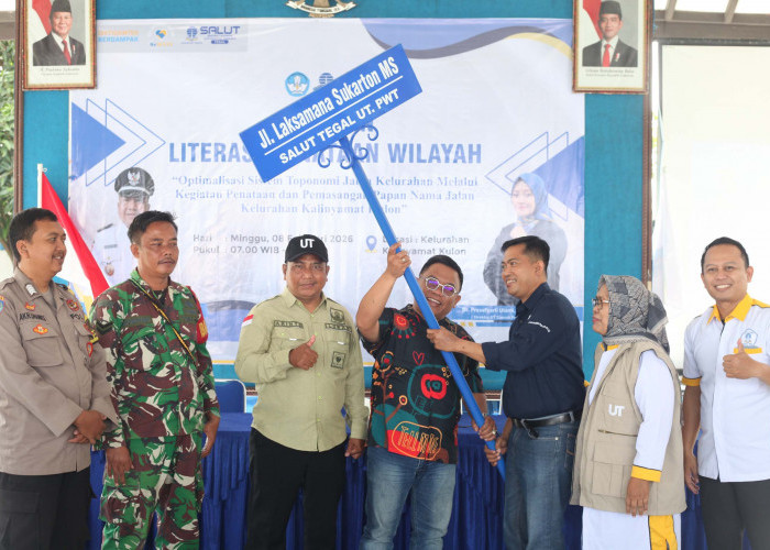 Papan Nama Jalan Terpasang di 12 Titik, Wajah Kalinyamat Kulon Makin Cantik