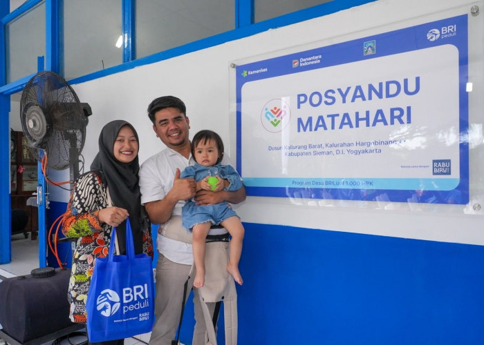 Program Desa Brilian 1000 Hari Pertama Kehidupan, BRI Peduli Bangun Posyandu Matahari Hargobinangun Sleman 