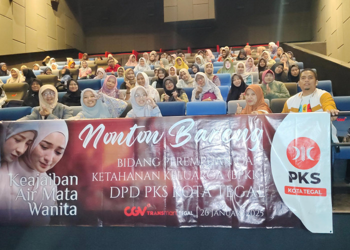 Dukung Film Baik, Bidang Perempuan PKS Kota Tegal Gelar Nobar Film Kamawa