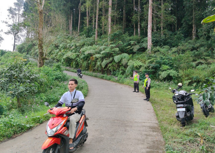 Jalur Dieng via Bawang Batang Dipadati Wisatawan, Polisi Ingatkan Bahaya Rem Blong
