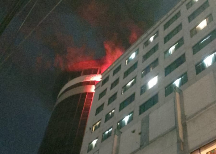 Kebakaran di Grand Arkenso Parkview Hotel, Api Dipadamkan Kurang dari Satu Jam