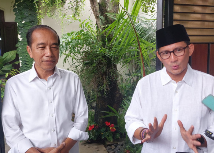 Kunjungi Jokowi di Solo, Sandiaga Uno Soroti Masalah Partai Perseorang