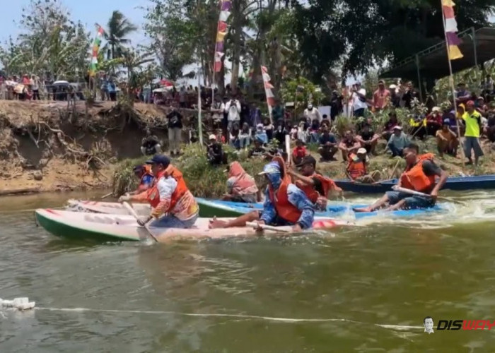 Seru! Nelayan Purworejo Adu Cepat di Sungai Jali, Juara Pertama Bawa Pulang Sepeda Motor