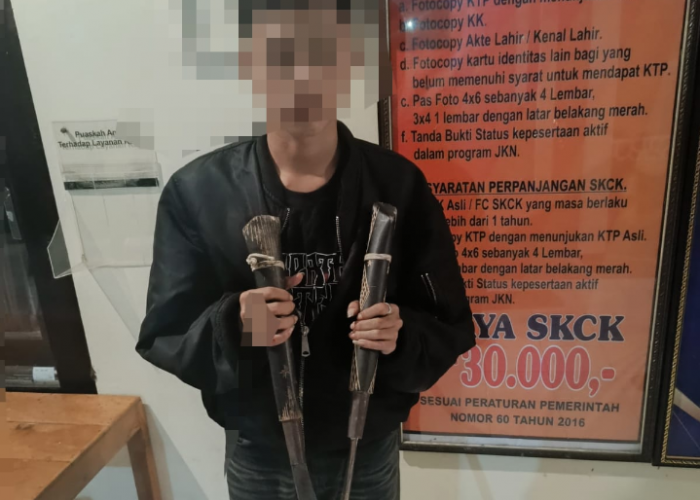 Hendak Tawuran, Seorang Remaja Bawa Sajam Diamankan Polsek Ambarawa