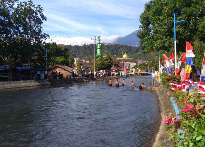 Sungai Celo di Kabupaten Pemalang Jadi Wisata Favorit Anak-anak 