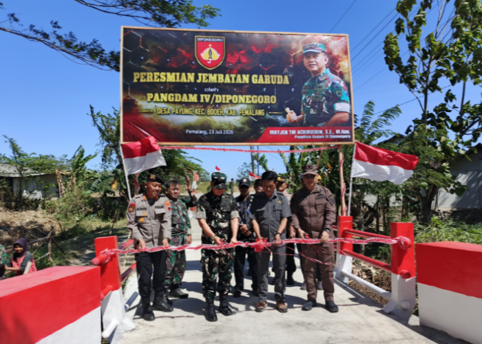 Peresmian Jembatan Perintis Garuda Tahap V di Bodeh Pemalang, Akses Ekonomi Warga Kini Terbuk