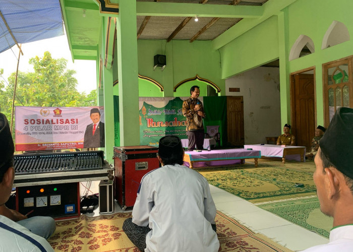 Hadiri Budaya Ruwahan, Sriyanto Sosialisasi 4 Pilar di Kedungombo Sragen