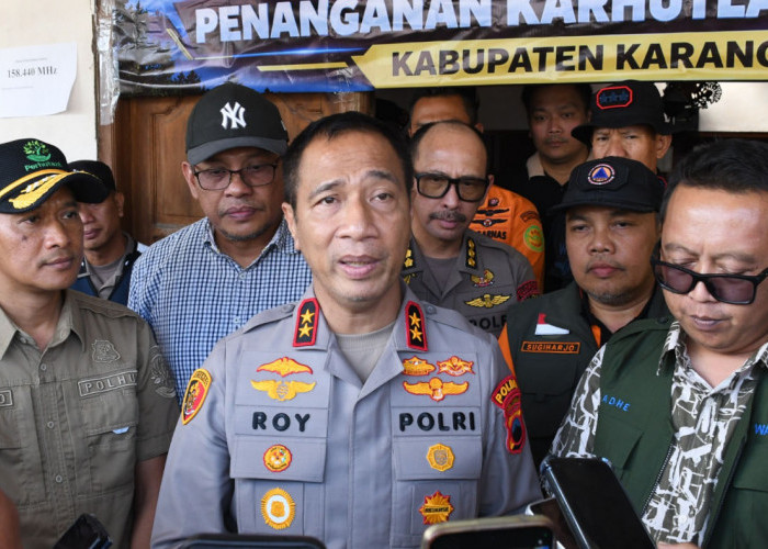Karhutla Lereng Gunung Lawu Sulit Dipadamkan, Kapolda Jateng Upayakan Helikopter Water Bombing