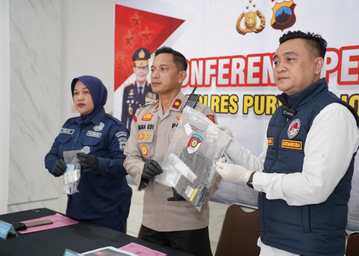 Polres Purworejo Gagalkan Peredaran Hampir 70 Gram Sabu, Kurir Asal Sleman Dibekuk di Bagelen