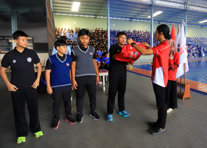 MPLS SPSS Pati Berakhir Spektakuler, Siswa Baru dari Penjuru Indonesia Saksi Sejarah Futsal Safin Arena