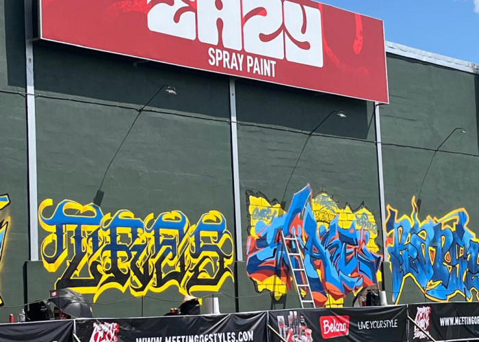MOS 2026 Solo Raya, Seniman 19 Negara Suarakan Perdamaian Lewat Mural