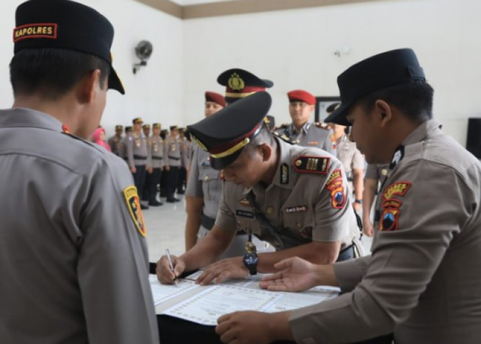 Sertijab PJU Polres Semarang, Kasat Reskrim kini Diemban AKP Gidion Karo Sekali Gantikan AKP Bodia Teja Lelana