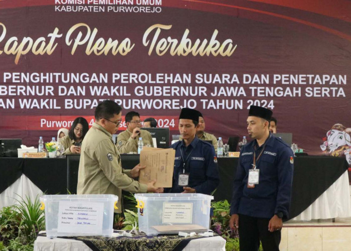 KPU Purworejo Tetapkan Hasil Pilkada 2024, Yuli-Dion Pemenang