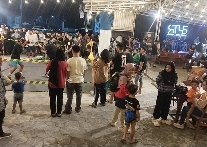 RT 45 Cafe Pasar Sapi Salatiga, Kafe Pertama Padukan Olahraga Fun Fight dengan Tempat Kongkow