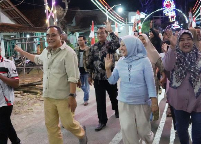 Warga Desa Kandang Pemalang Bikin Replika Monas Hingga Jembatan Suramadu di Festival Gebyar Lampu Merah Putih