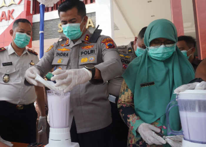 Pemusnahan Barang Bukti 25 Perkara Inkracht, 11 Perkara Narkotika di Boyolali