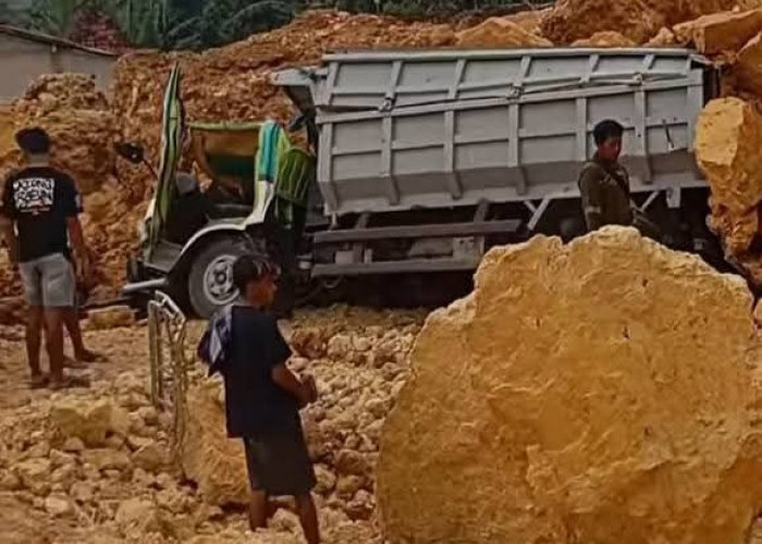 Tambang Pegunungan Kendeng Pati Longsor, Satu Tewas dan Satu Terluka Parah Tertimbun Longsoran