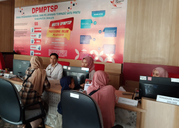 Pemohon NIB Sub Pangkalan Naik, Server OSS DPMPTSP Sragen Lelet