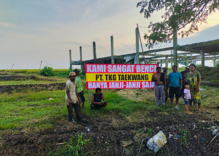 Terlanjur Jual Lahan, Warga Desak PT TKG Taekwang Segera Dibangun