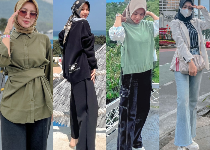 Ingin Hype dan Tampil Kekinian, Yuk OOTD Hijab Simple Ala Dhiazpd. Cocok untuk Kerja maupun Hangout 