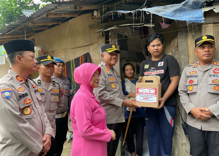 Baksos Polri Presisi Sambangi Kelurahan Kudaile Kabupaten Tegal 