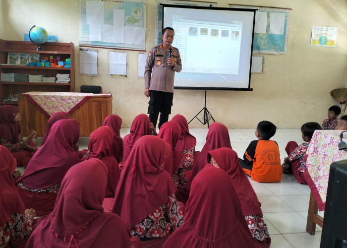Satbinmas Polres Tegal Gelar Edukasi Pelajar Sekolah Dasar