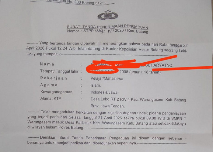 Kasus Dugaan Penganiayaan Siswa SMKN di Batang, Mediasi vs Laporan Polisi