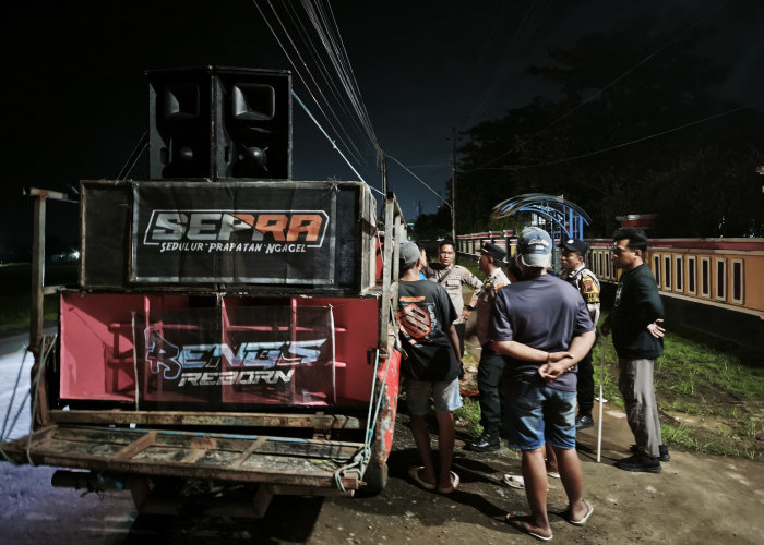 Mobil Pengangkut Sound System Bersuara Bising Dihadang Polisi, Bikin Resah Warga Tayu Pati