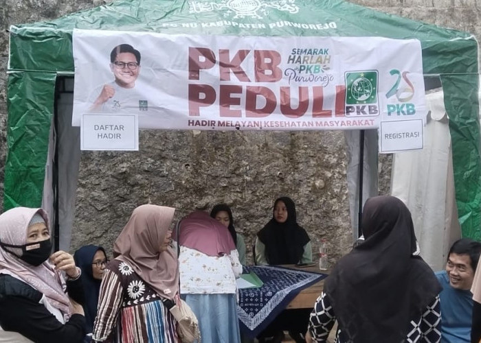 PKB Purworejo Luncurkan Program SEMAR, Ratusan Warga dan Santri Nikmati Layanan Kesehatan Gratis
