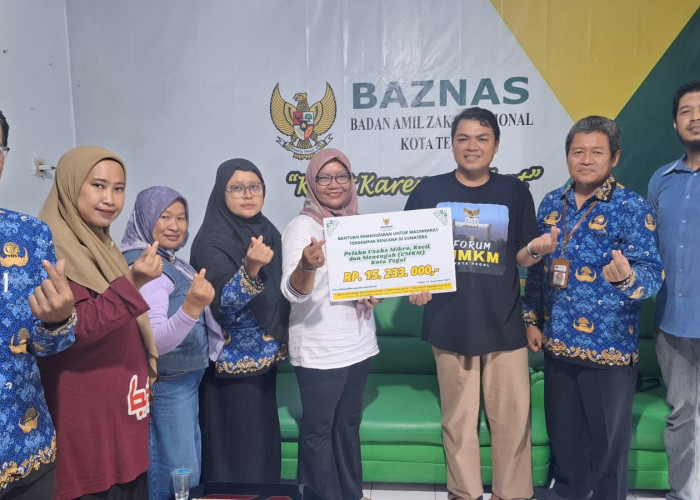 UMKM Kota Tegal Salurkan Bantuan untuk Aceh Sumatera Rp15.233.000 Melalui Baznas   