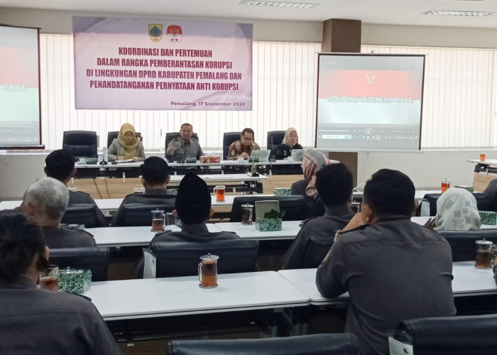 Anggota DPRD Kabupaten Pemalang Sosialisasi Pencegahan dan Pemberantasan Korupsi 