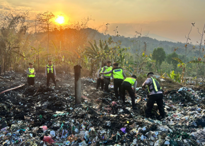 Kawasan Penghijauan di Tol KM 442 Bawen Terbakar, Polres Semarang Ingatkan Bahaya Puntung Rokok