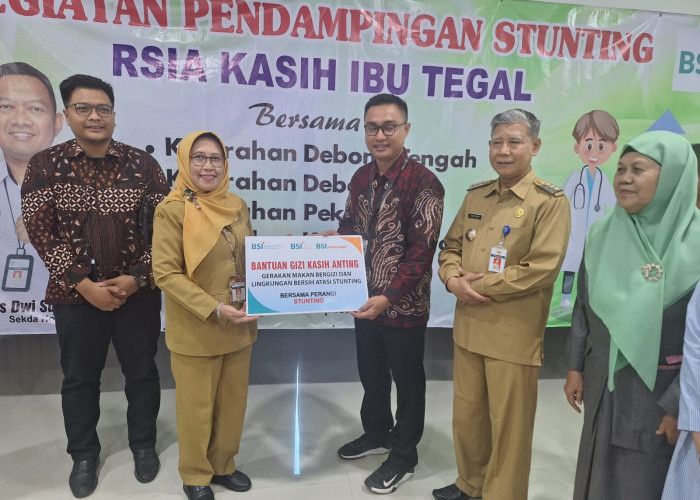 Tangani Stunting, DLH Kota Tegal Terima Bantuan CSR 