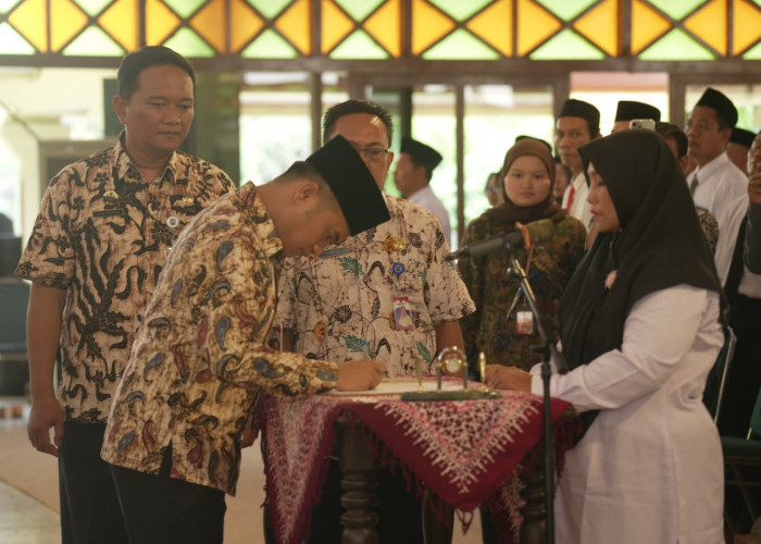 238 Anggota BPD Dilantik, Bupati Tegal Sentil Fungsi Pengawasan