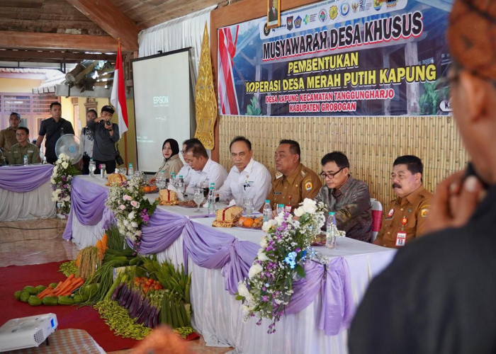Kopdes Merah Putih di Kapung Grobogan Resmi Dibentuk, Menkop Budi Arie Hadir Sampaikan Ini