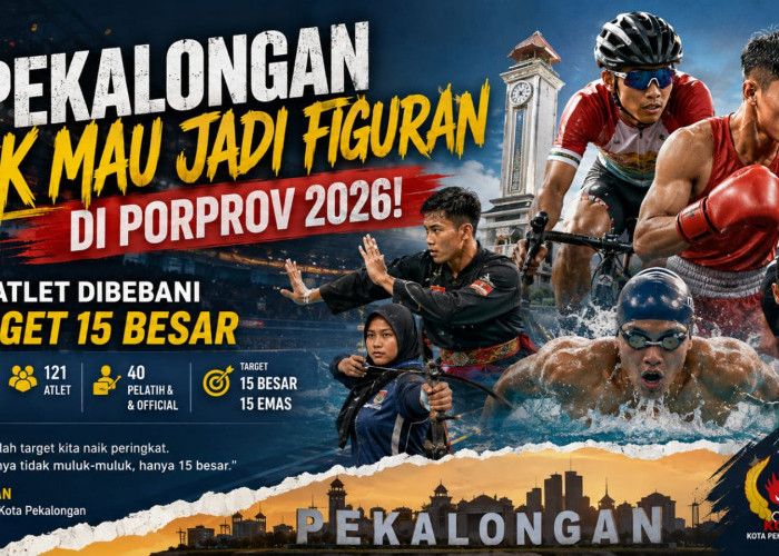 Kota Pekalongan Emoh Figuran, KONI Bidik 15 Besar Porprov Jateng 2026