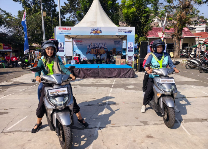 Yamaha Gear Ultima Hybrid 125 Jadi Magnet GenZ, Karnaval di Cinde Semarang Diserbu Anak Muda