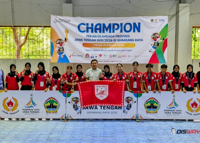 Sejarah! Futsal Putra Kebumen Raih Emas Porprov Jateng 2026, Bantai Surakarta 6-0