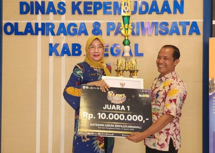 Pawai Memukau, MKKS Komwil 3 Sabet Juara 1 Defile Slawi Night Carnival 2026