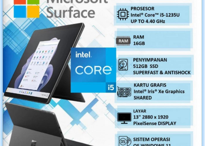 Surface Pro 9, Fleksibilitas Tablet dengan Performa Laptop yang Mengagumkan