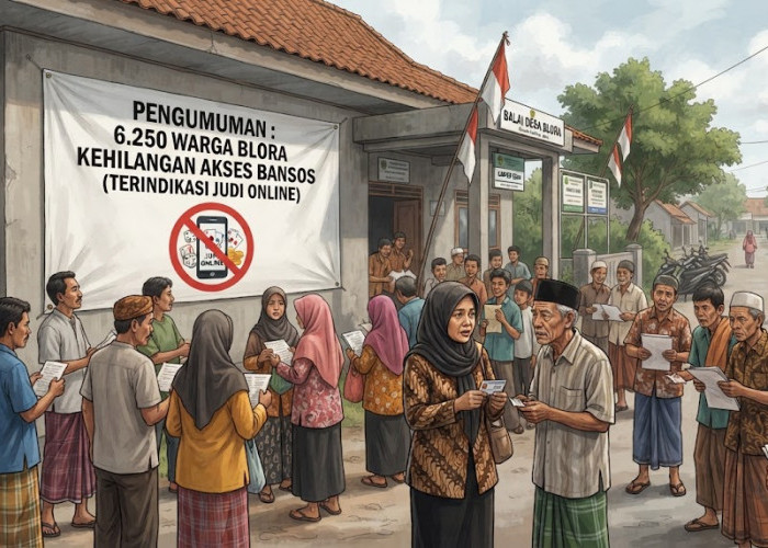 6.250 Warga Blora Kehilangan Akses Bansos Akibat Terindikasi Judi Online